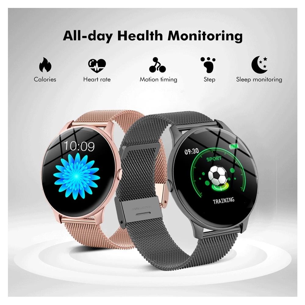 HTN - Orologio Intelligente Da Donna Orologio In Tempo Reale Per Le  Previsioni Del Tempo Monitoraggio Dell'attività Cardiofrequenzimetro Orologio  Sportivo Da Donna Intelligente - ePRICE