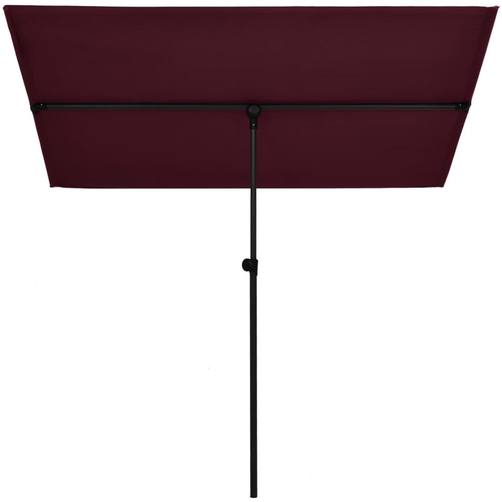 Ombrellone da Giardino con Palo in Alluminio 180x110 cm Bordò - Foto 2