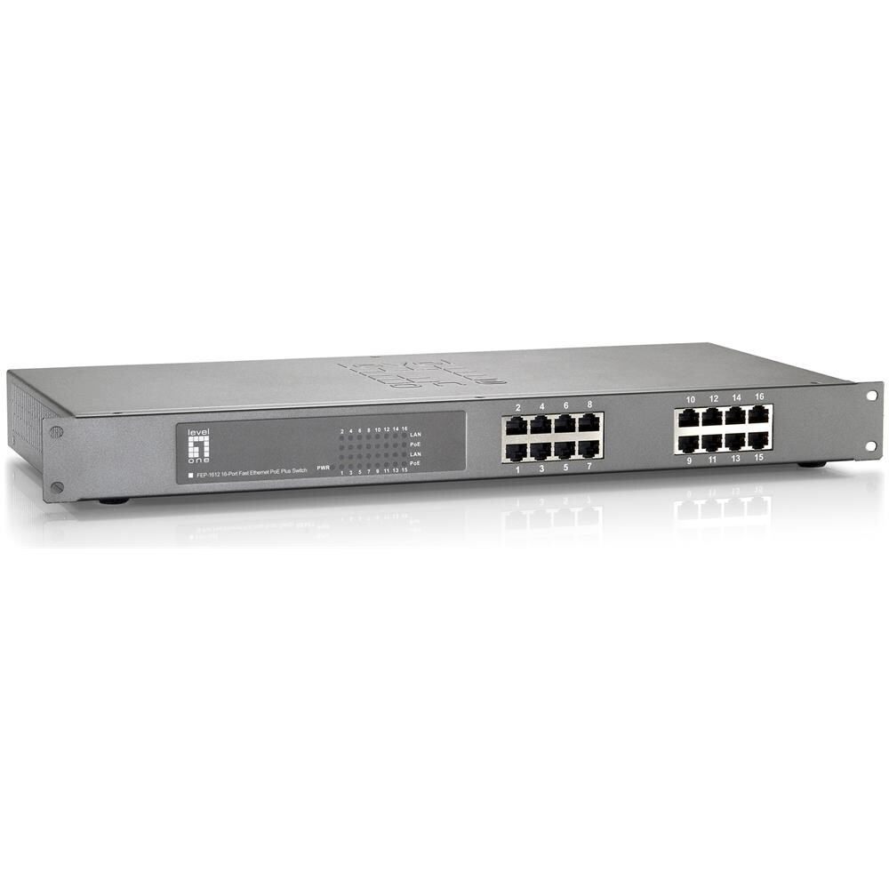 FEP-1612 Fast Ethernet (10/100) Supporto Power over Ethernet (PoE) Grigio - Foto 2