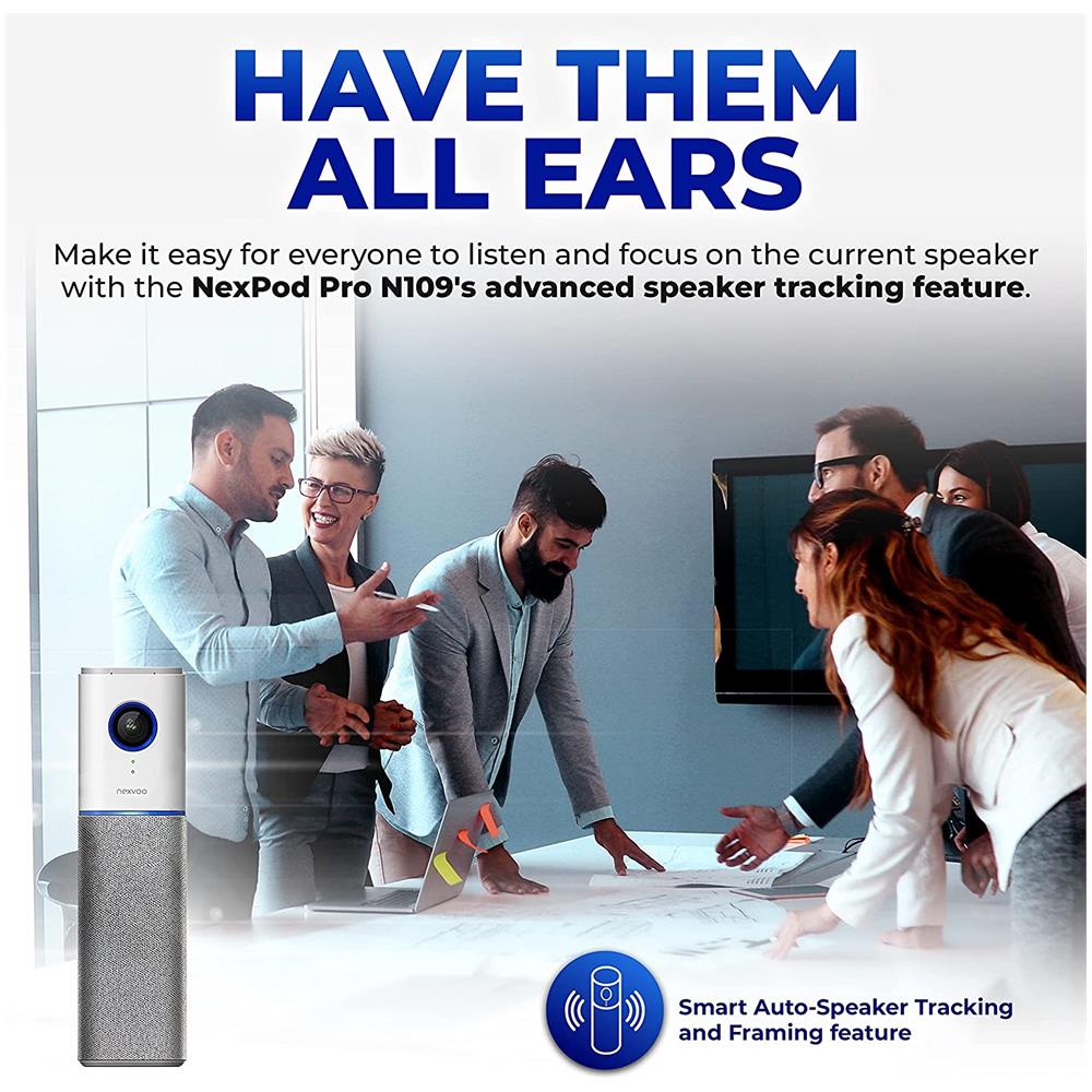 WEBCAM NEXVOO N109 FULL HD 1080P ULTRAWIDE 110 FULL DUPLEX 360 - Foto 2