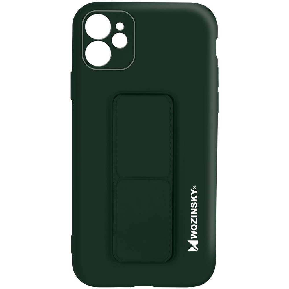 Cover Per Iphone 11 Cavalletto Pieghevole Magnetico Verde Scuro - Foto 1