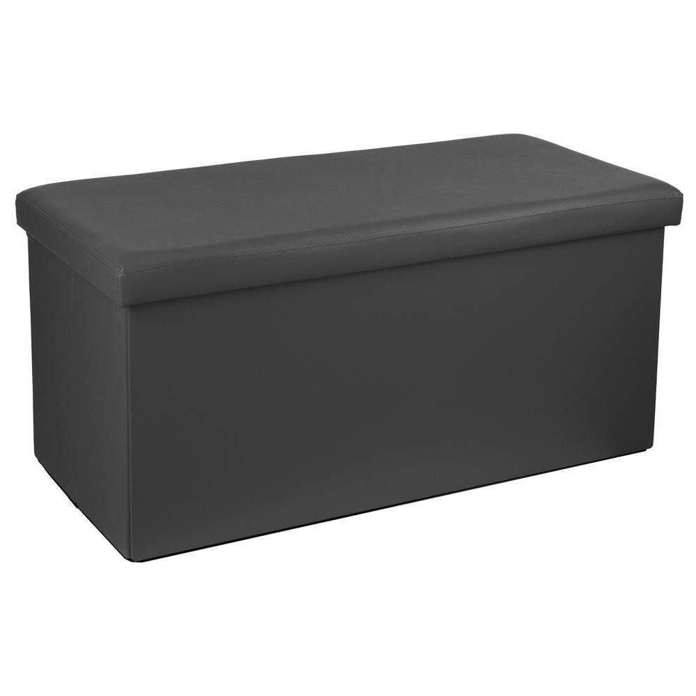 Poufa Grande Con Appunti In Grigio, Seduta Poufa, Poufa Per Corridoio, Poufa Per Camera, Pouf Reclinabile, Seduta, Poufa - Foto 1