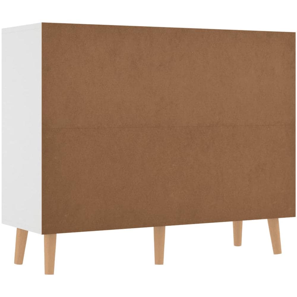 Credenza Bianca 90x30x72 cm in Legno Multistrato - Foto 2