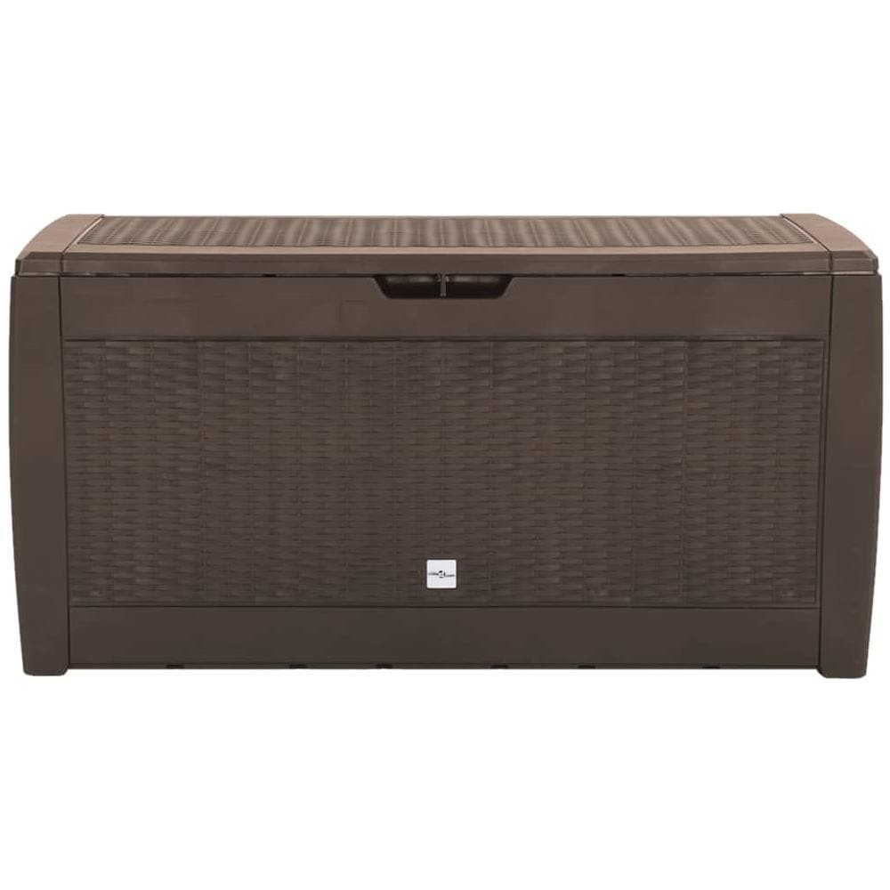 Baule Da Giardino Marrone 119x48x60 Cm In Polipropilene - Foto 2