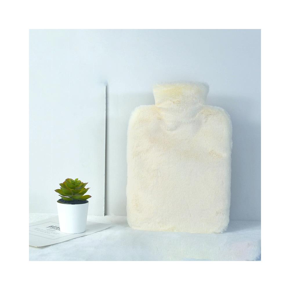 Bottiglia Riscaldante Con Copertura Morbida E Soffice Beige - Foto 2