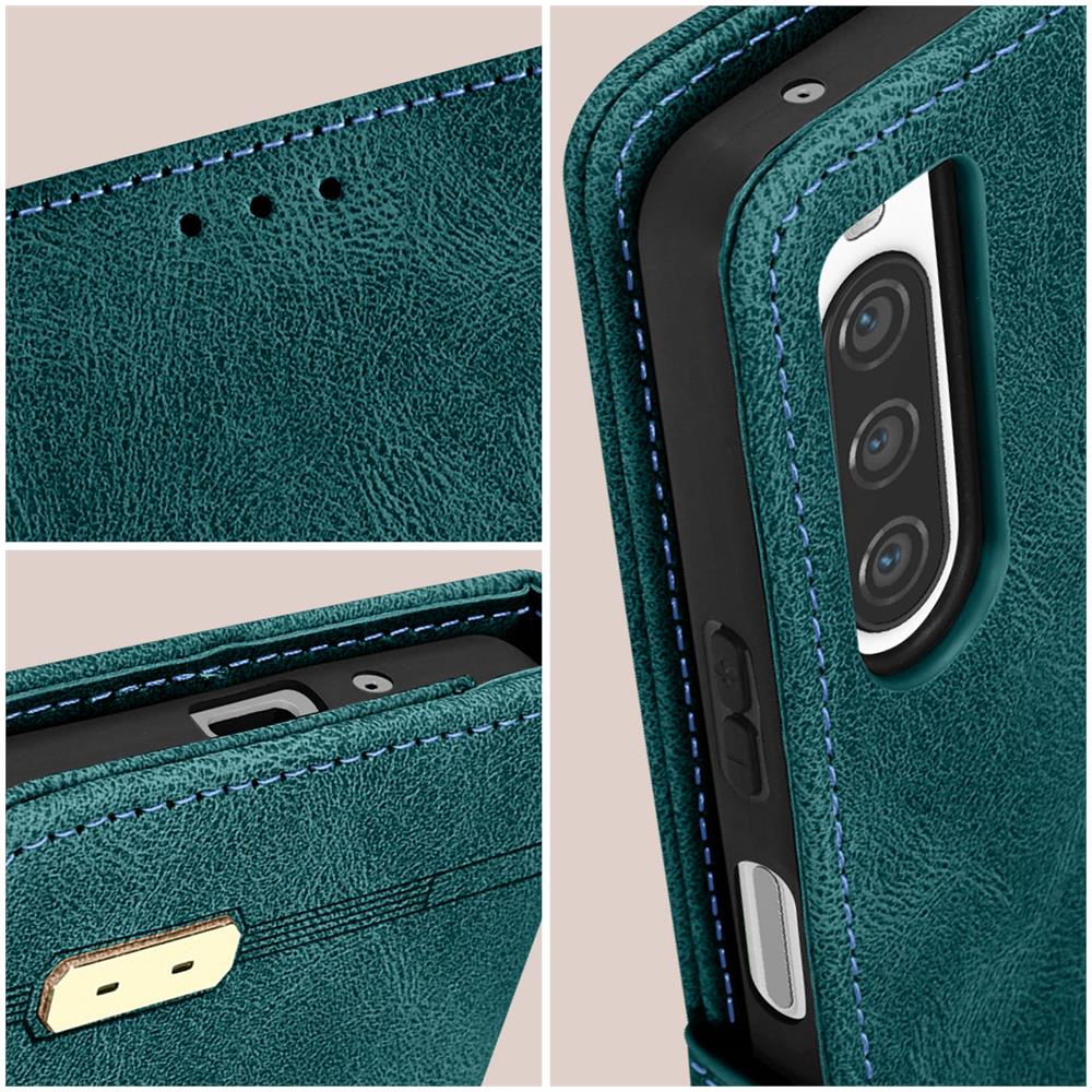 Custodia Per Sony Xperia 10 V E 10 Vi Portafoglio Vintage Stand Video - Foto 2