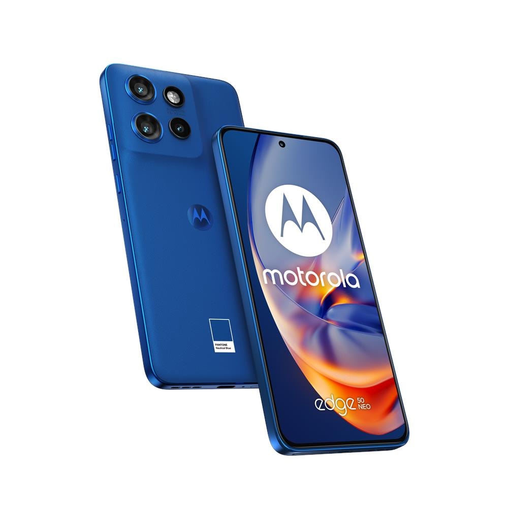 Moto Edge 50 Neo 5G 256GB 8GB Ram Display 6.36 Main Camera 50MP NanoSIM+eSIM Android 14 Dimensity 7300 4310mAh Nautical Blue - Foto 1