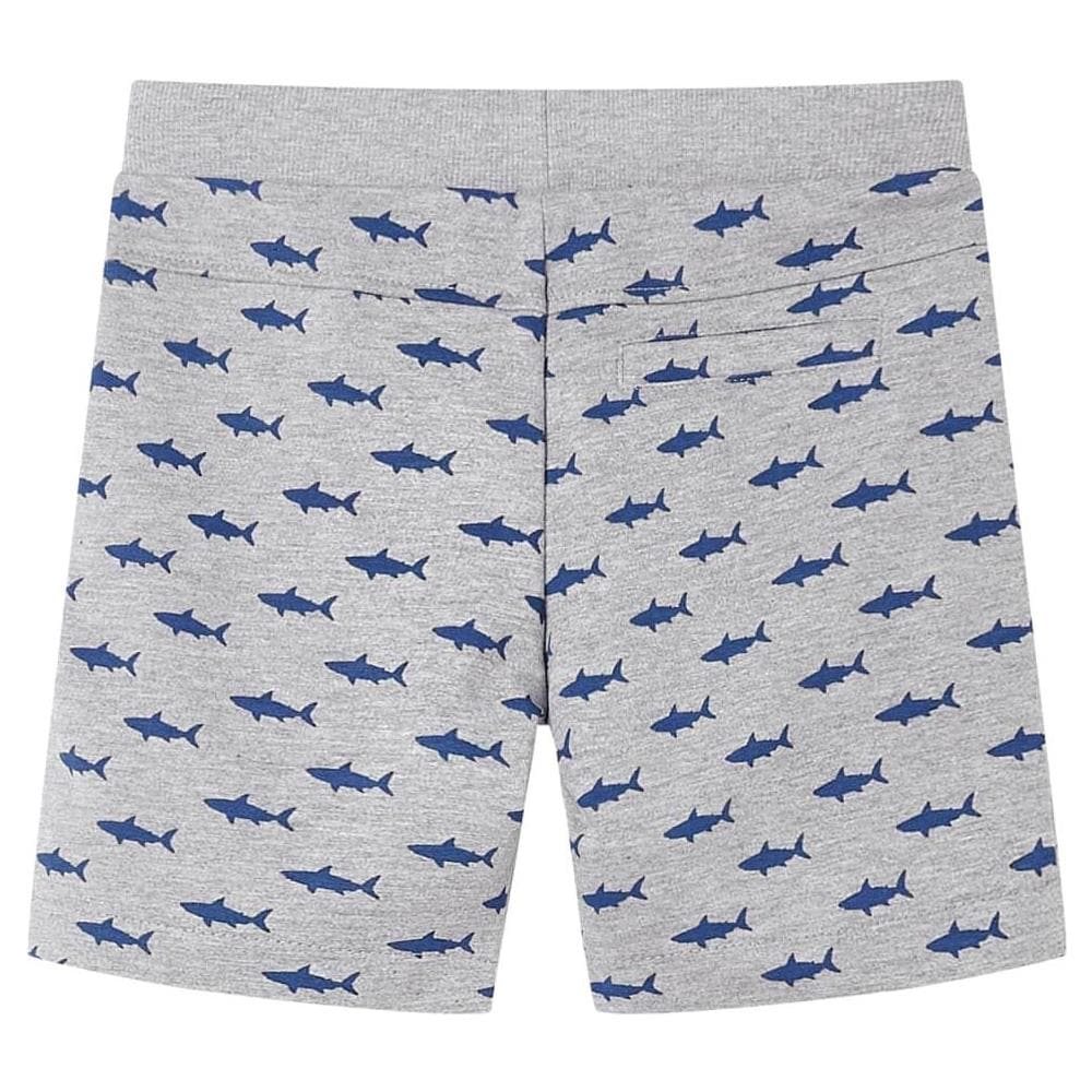 Pantaloncini per Bambini con Coulisse Grigio Chiaro Mélange 116 - Foto 2