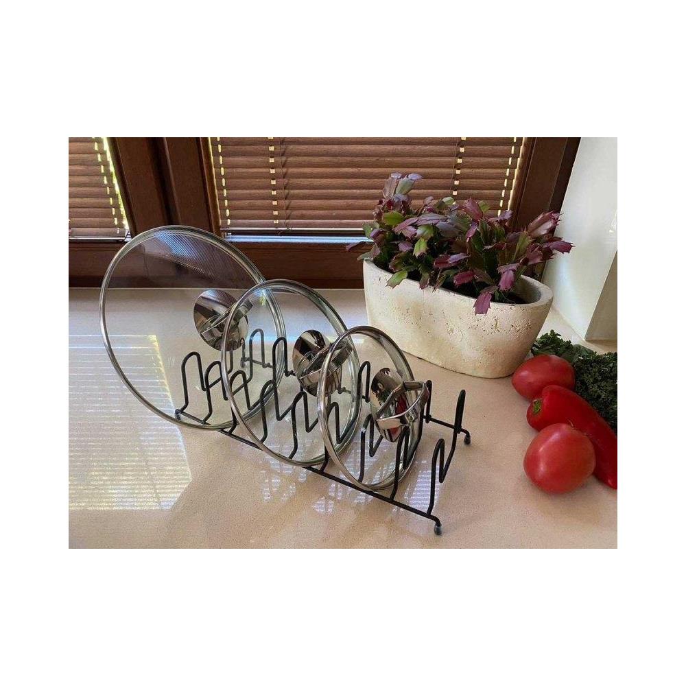 1702 Pratico supporto per organizer per coperchi per armadietti - Foto 2