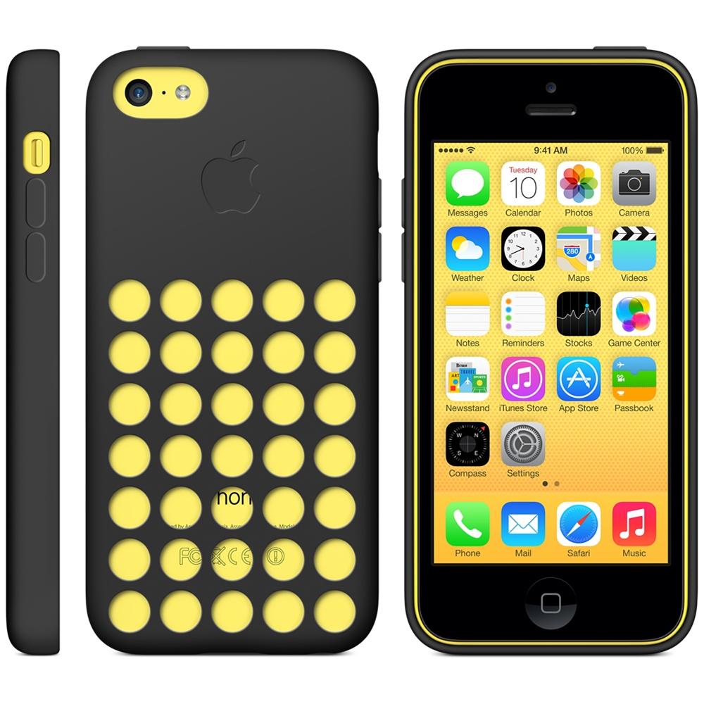 Custodia in silicone per iPhone 5c - Colore nero - Foto 7