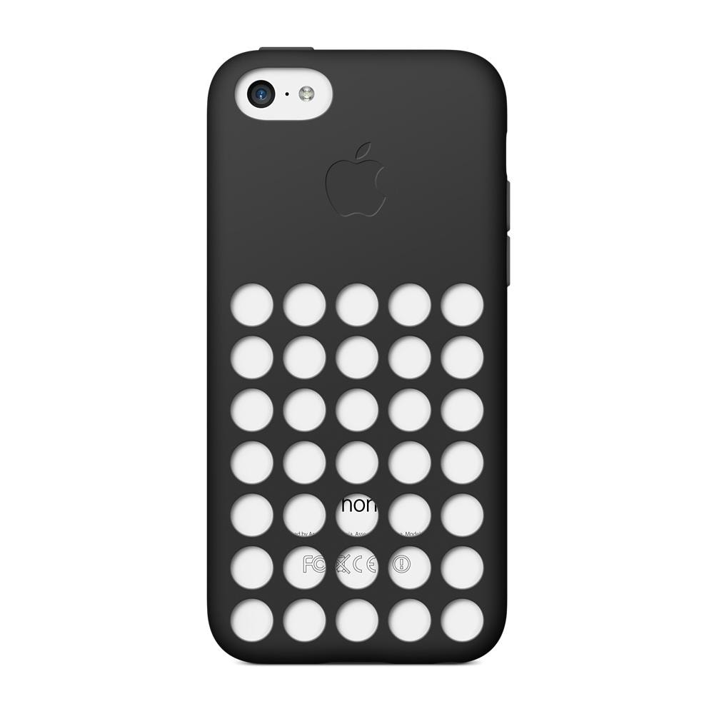 Custodia in silicone per iPhone 5c - Colore nero - Foto 2