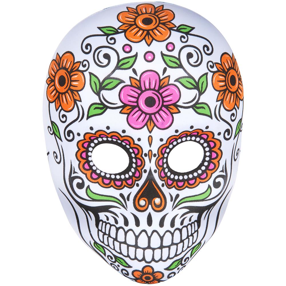 Maschera Teschio Giorno Dei Morti Taglia Unica - Foto 1