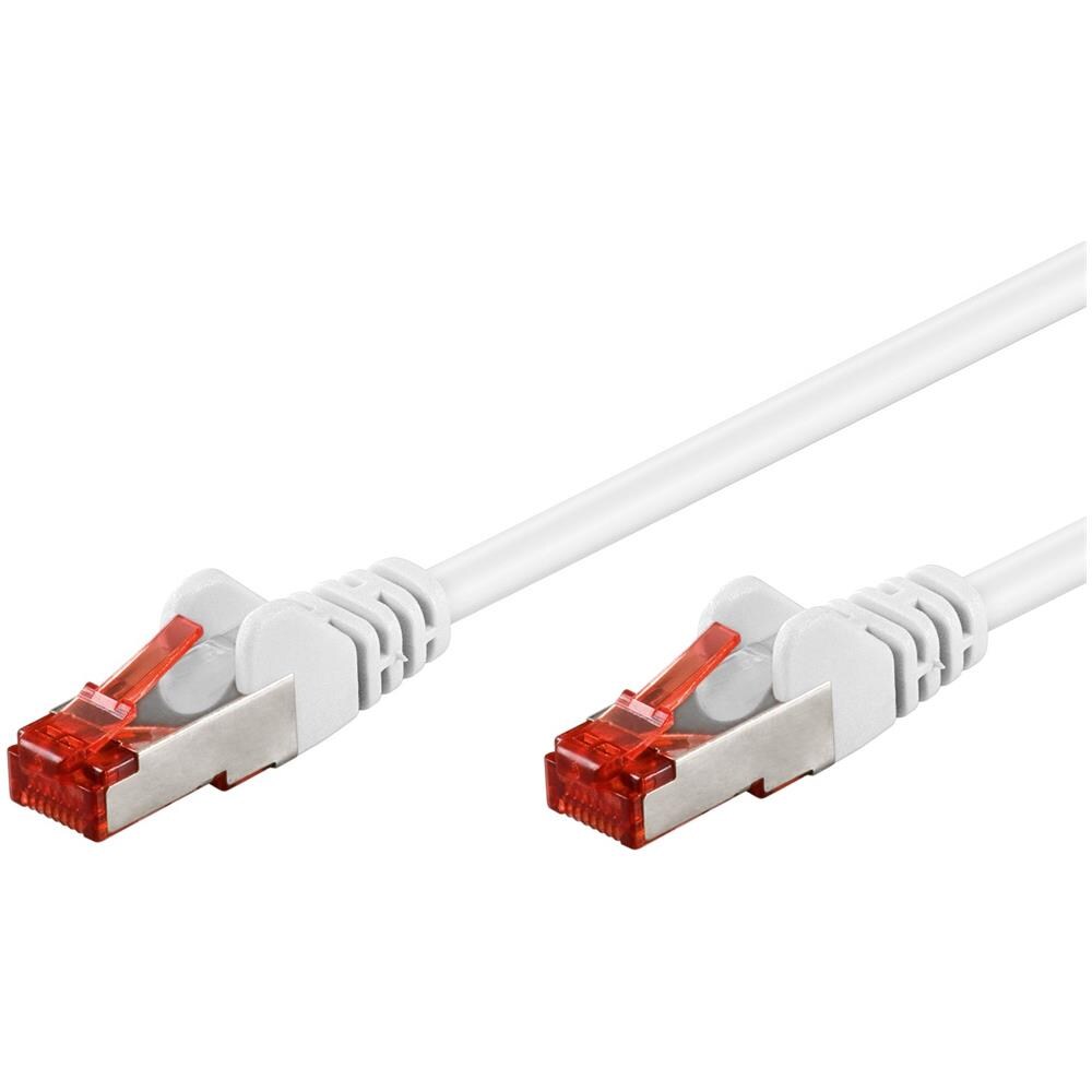 ICOC LS6-150WH - Cavo di rete Patch in rame Cat. 6 Bianco SFTP LSZH 15m - Foto 1