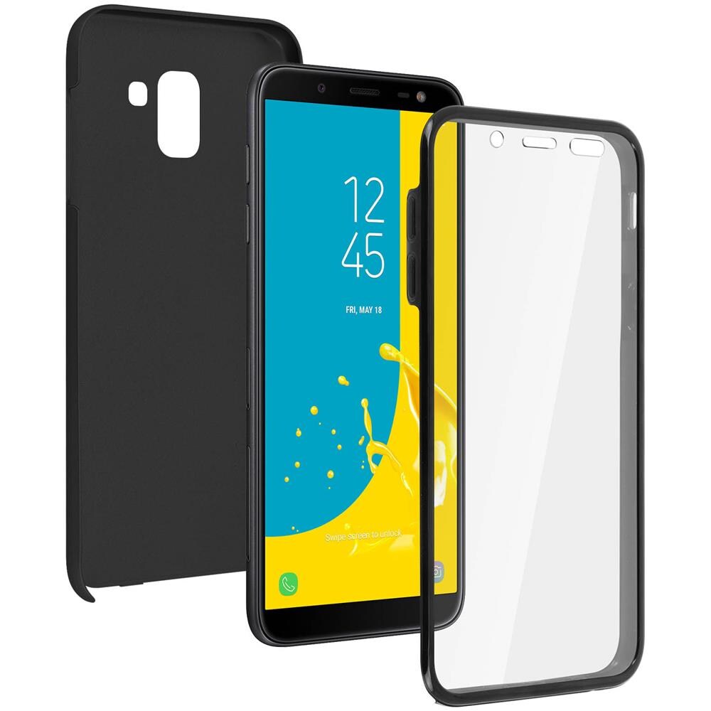 Cover Integrale Fronte + Retro Nera Galaxy J6 - Foto 10