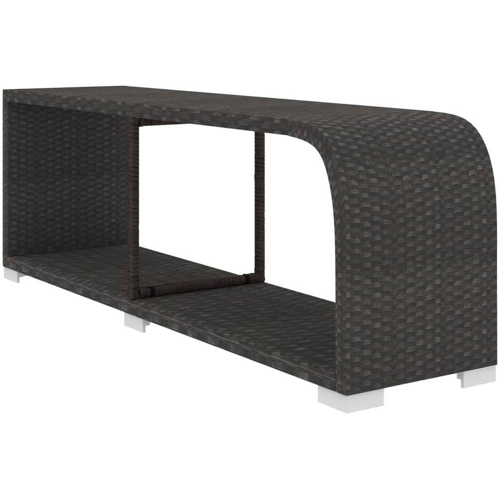 Set Divani Da Giardino 10 Pz Con Cuscini In Polyrattan Nero - Foto 13