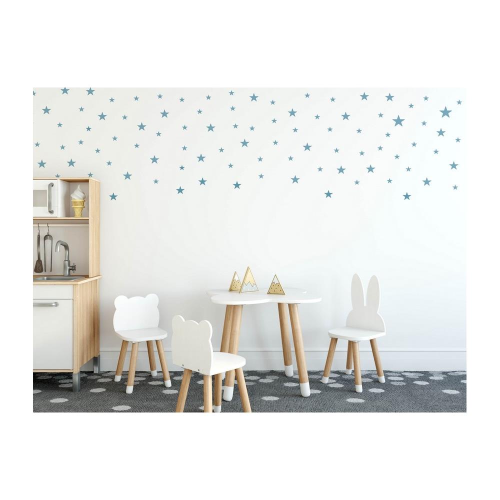 Sticker Per Bambini Stars - Stelle - Per Bambini - Da Parete - Nero In Vinile, 24 X 0,15 X 29 Cm - Foto 2