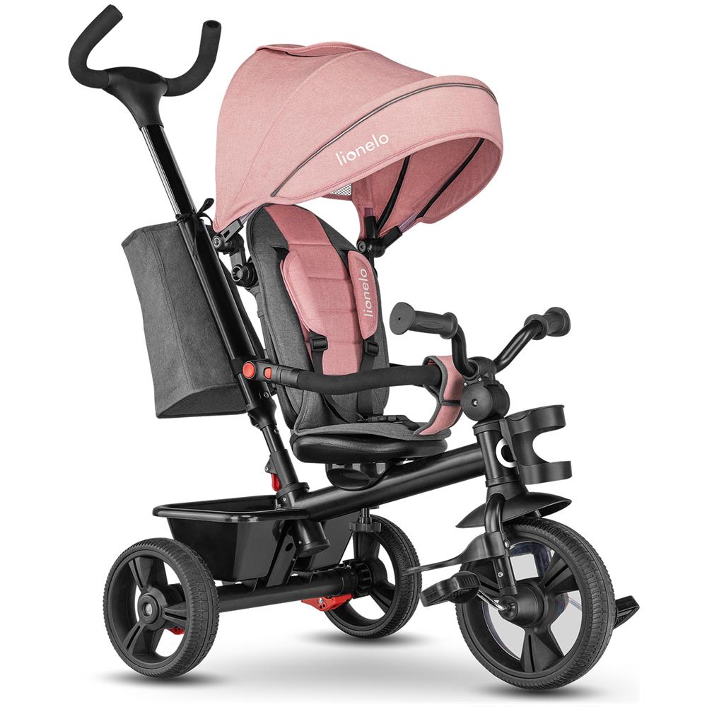Haari 2 In 1 Triciclo Bambini E Passeggino Fronte Mamma E Fronte Strada Da 1 A 5 Anni Fino A 25 Kg Rosa - Foto 2