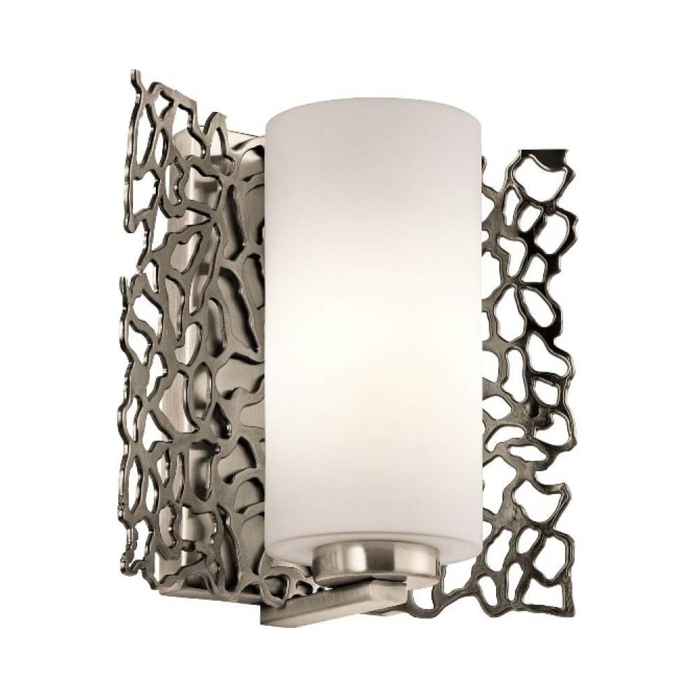 Applique 1 Luce Argento, E27 - Foto 1