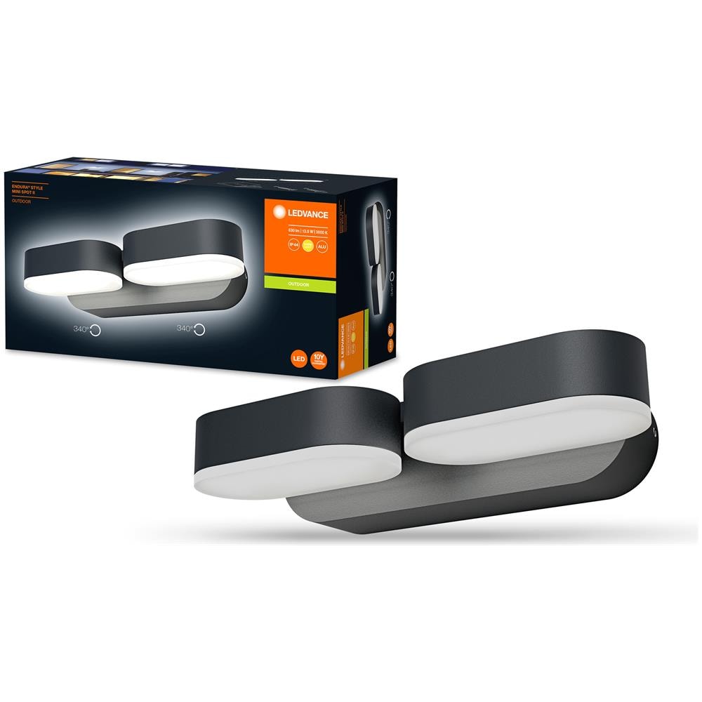 Applique Led Per Esterni Ledvance Endura Style Mini Spot L 4058075205178 Potenza Led Integrata: 13 W 13 Kwh / 100 - Foto 2