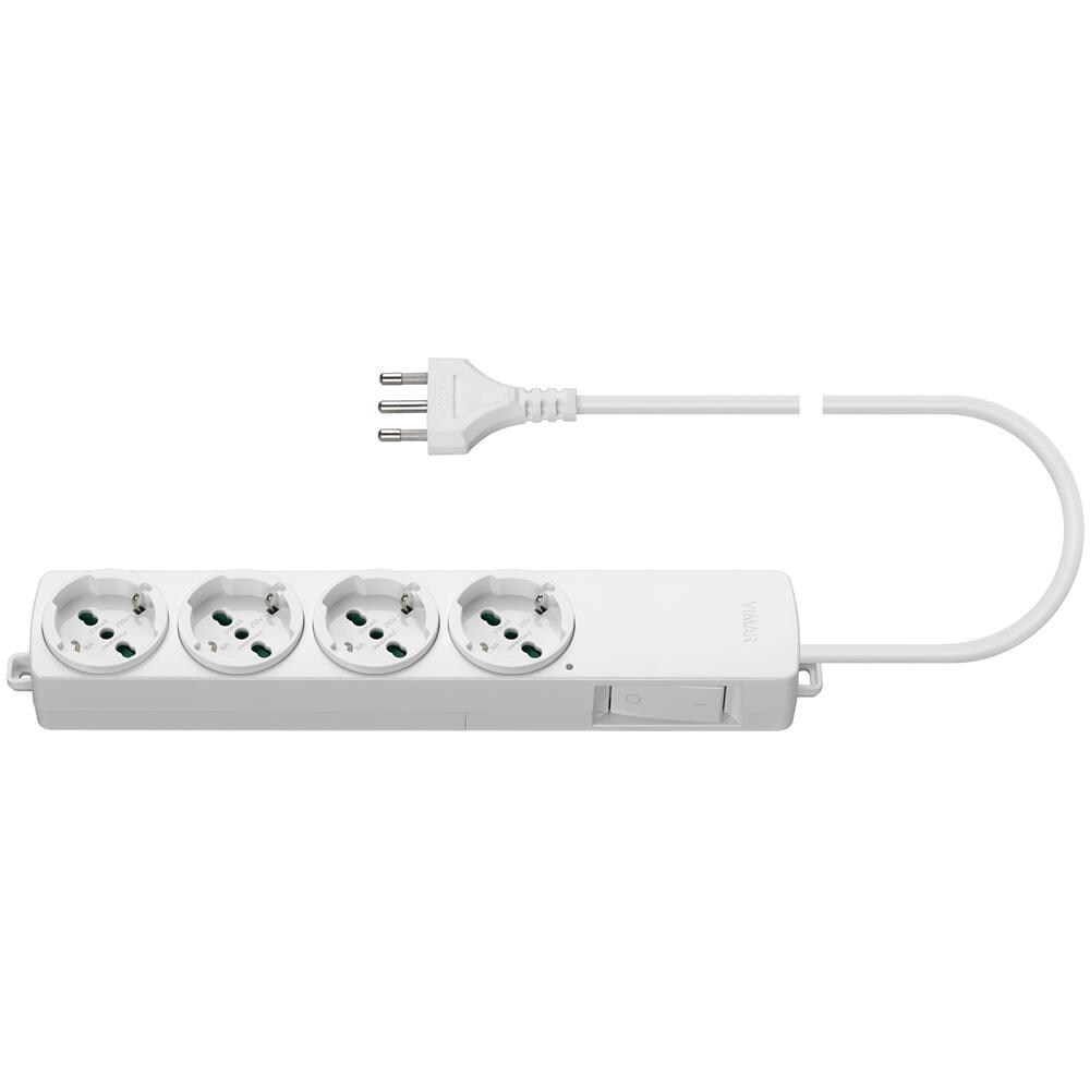 Presa Multipla 4 Universale+int Bianco - Foto 2