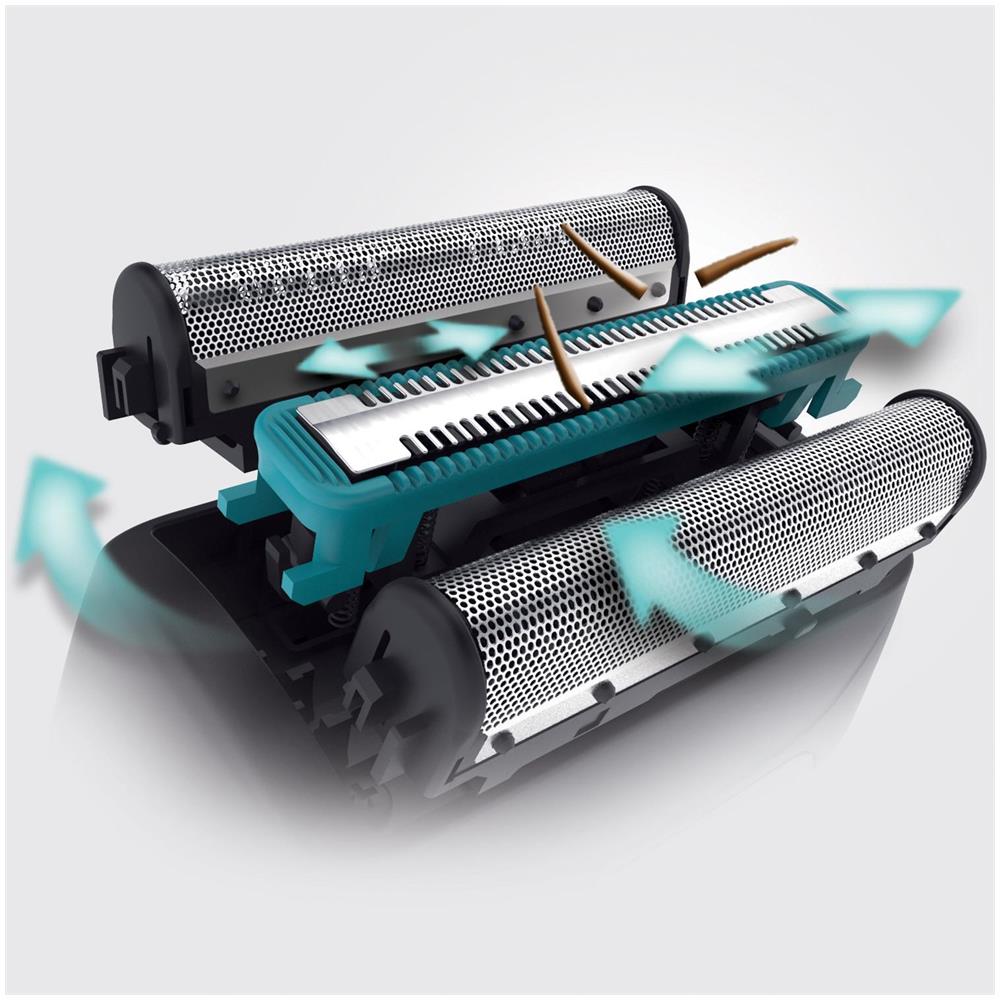 Rasoio Elettrico F6000 Aqua Style Series, Impermeabile, Testina Girevole, 2 Lamine Flessibili - Foto 2