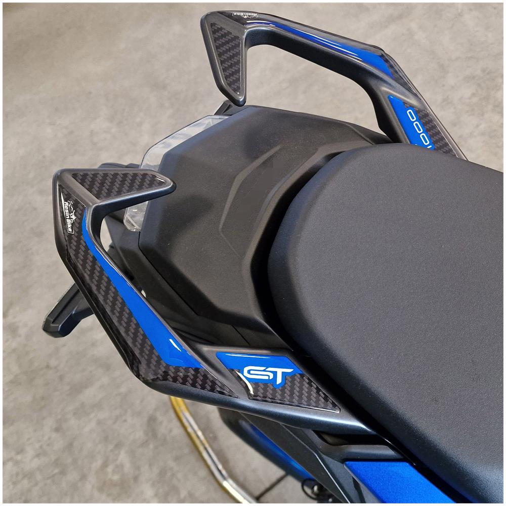 Adesivi 3d Protezione Maniglie Compatibili Con Gsx-s 1000 Gt 2022 - Blu Metal - Foto 1