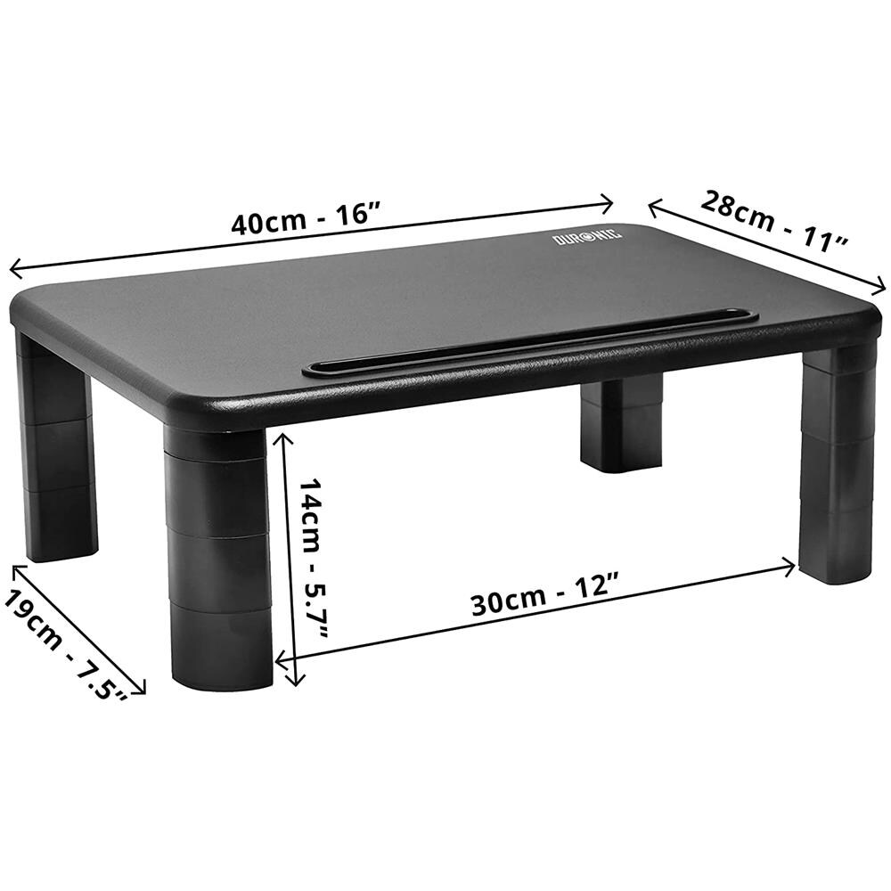 Riser DM055 per Schermo Laptop Altezza Regolabile Colore Nero  - Foto 2