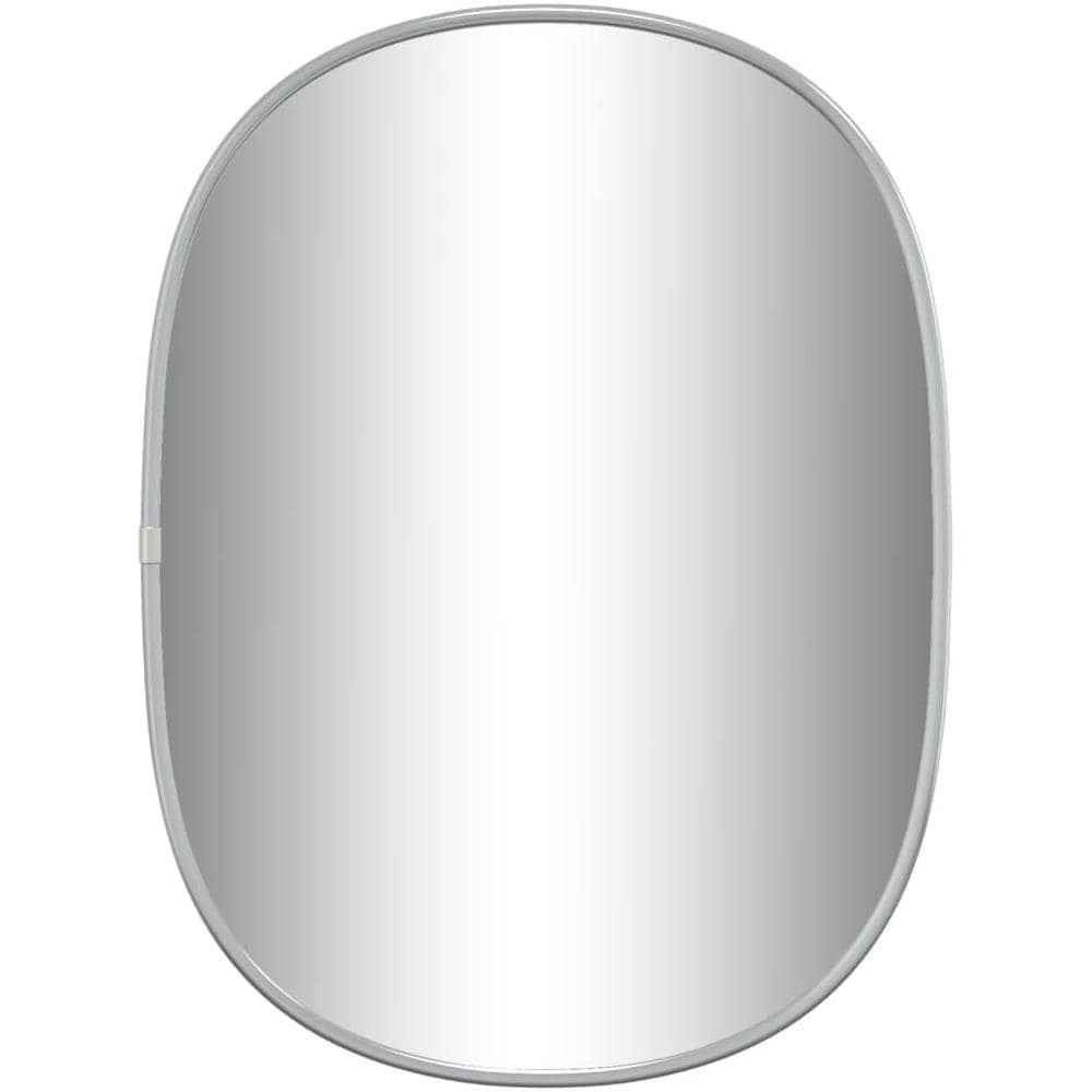 Specchio Da Parete Argento 40x30 Cm - Foto 2