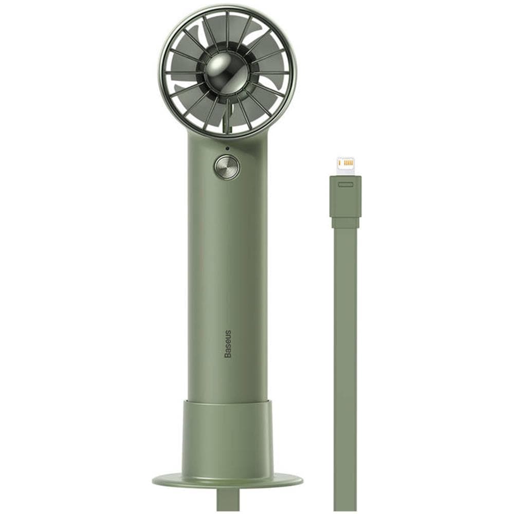 Mini Ventilatore Flyer Turbine + Powerbank Cavo Lightning Verde - Foto 2