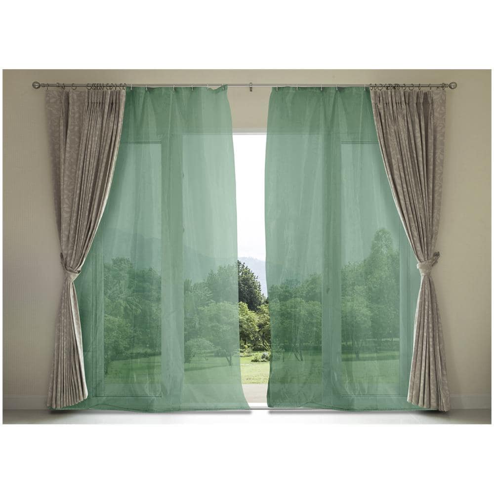 Tenda Zanzariera Per Porta E Finestre Anti Insetti Zanzare In Tinta Unita Vari Colori Protezione Mosche Zanzariera Verde - Foto 1