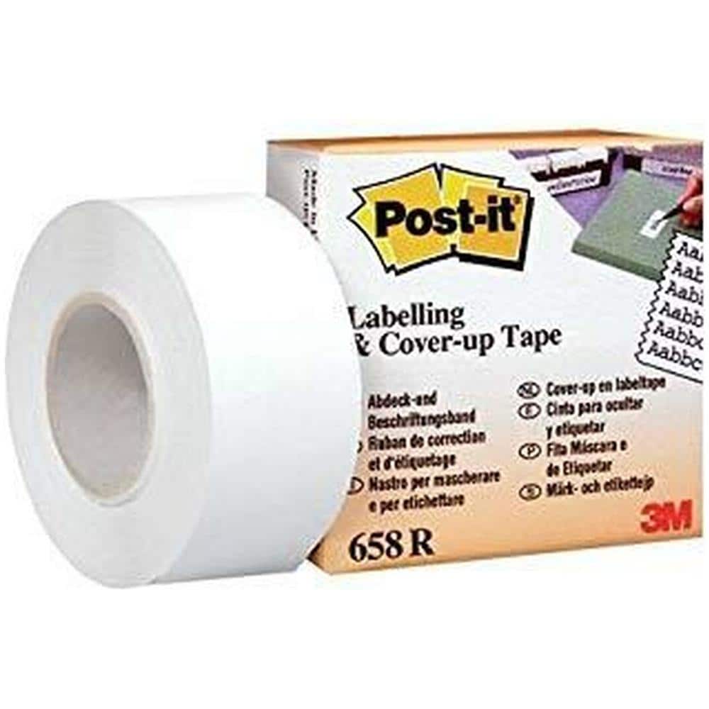 658r Nastro Adesivo 658r Bianco 25,4 Mm X 17,7 M (6 Unità) - Foto 2