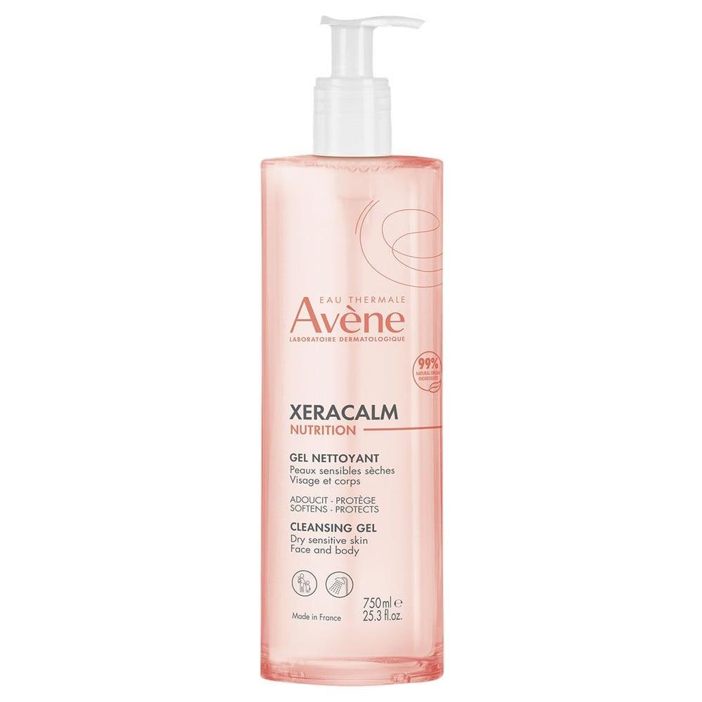 Avene, Xeracalm Nutrition, Pulizia Delicata, Gel Detergente, Per Viso E Corpo, 750 Ml - Foto 1