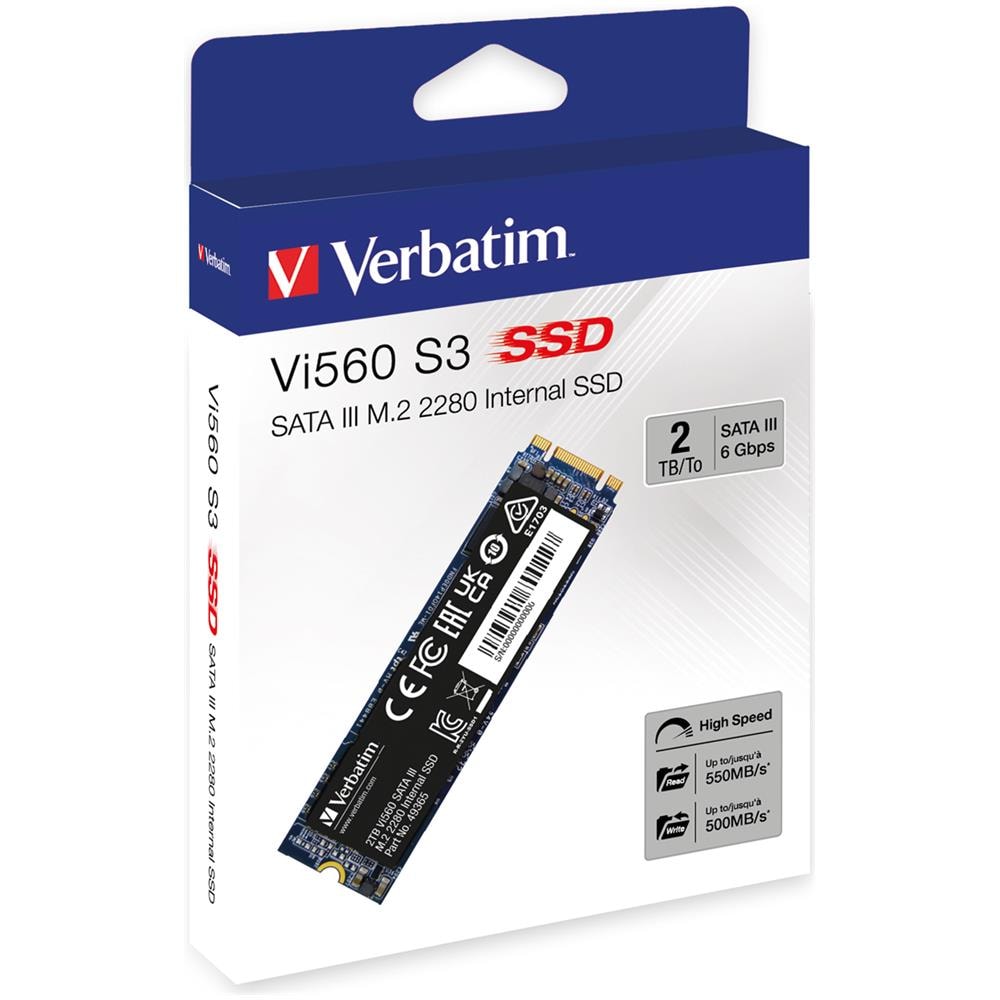SSD 2 TB Serie Vi560 S3 M. 2 Interfaccia Serial ATA III 560 MB / s - Foto 1