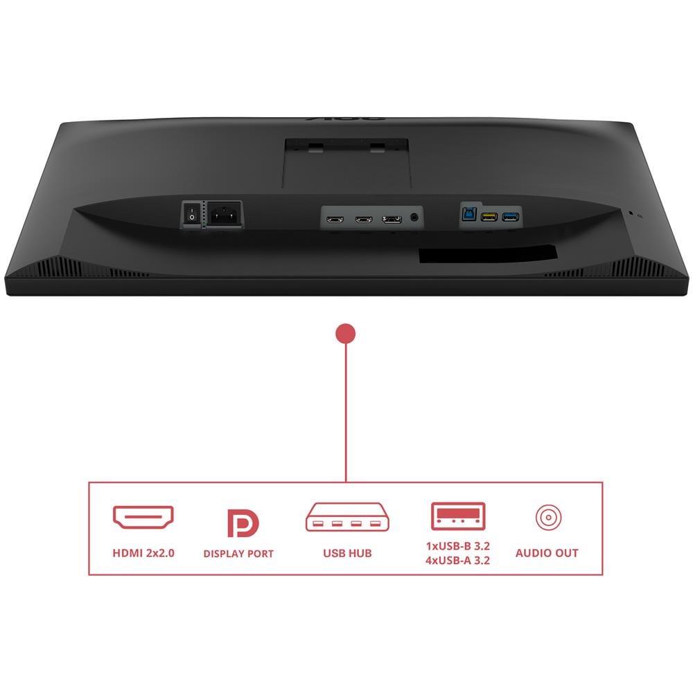 Monitor 27" LED IPS U27E3UF Full HD 1920x1080 Pixel Tempo di Risposta 4 ms - Foto 5