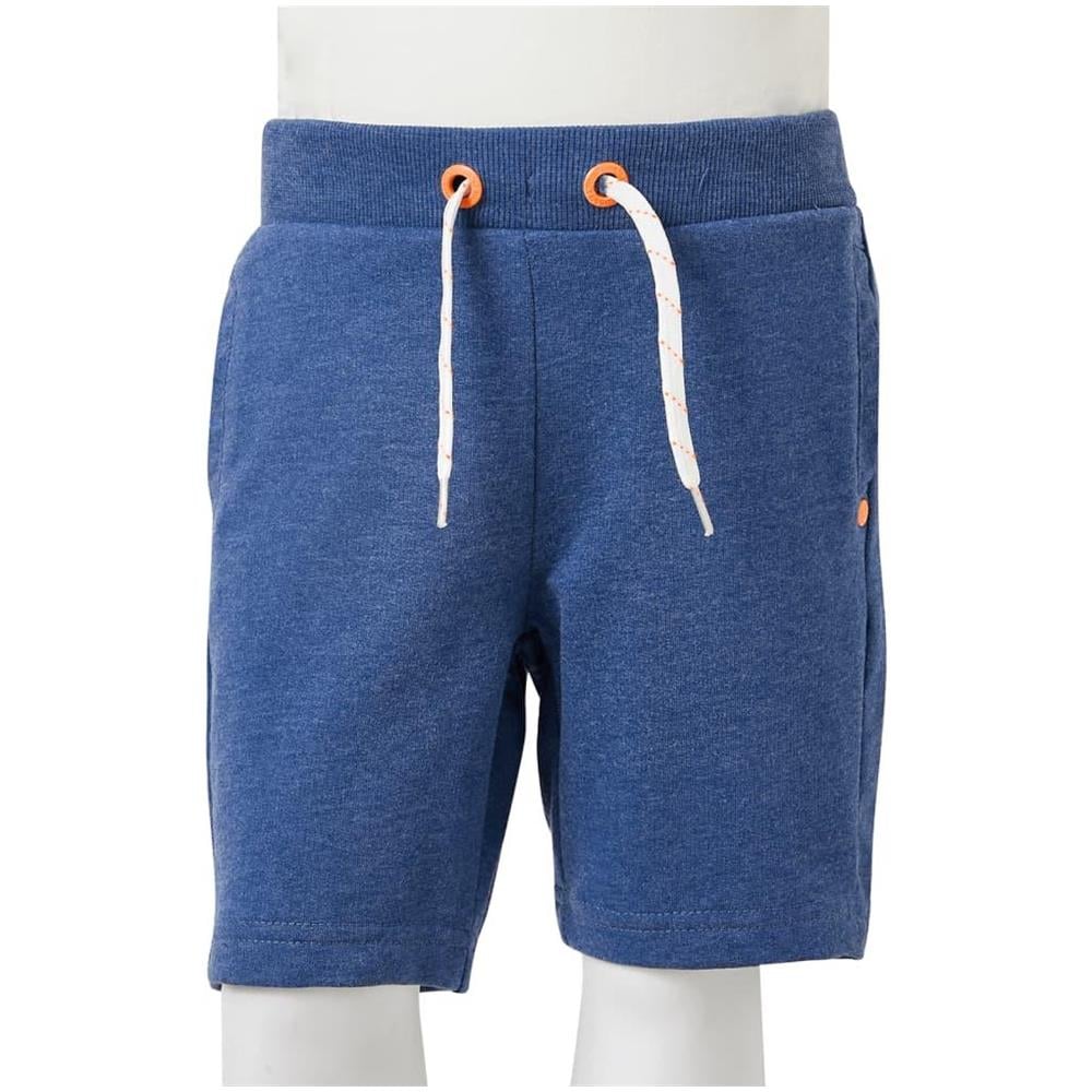 Pantaloncini per Bambini con Coulisse Blu Scuro Mélange 128 - Foto 8