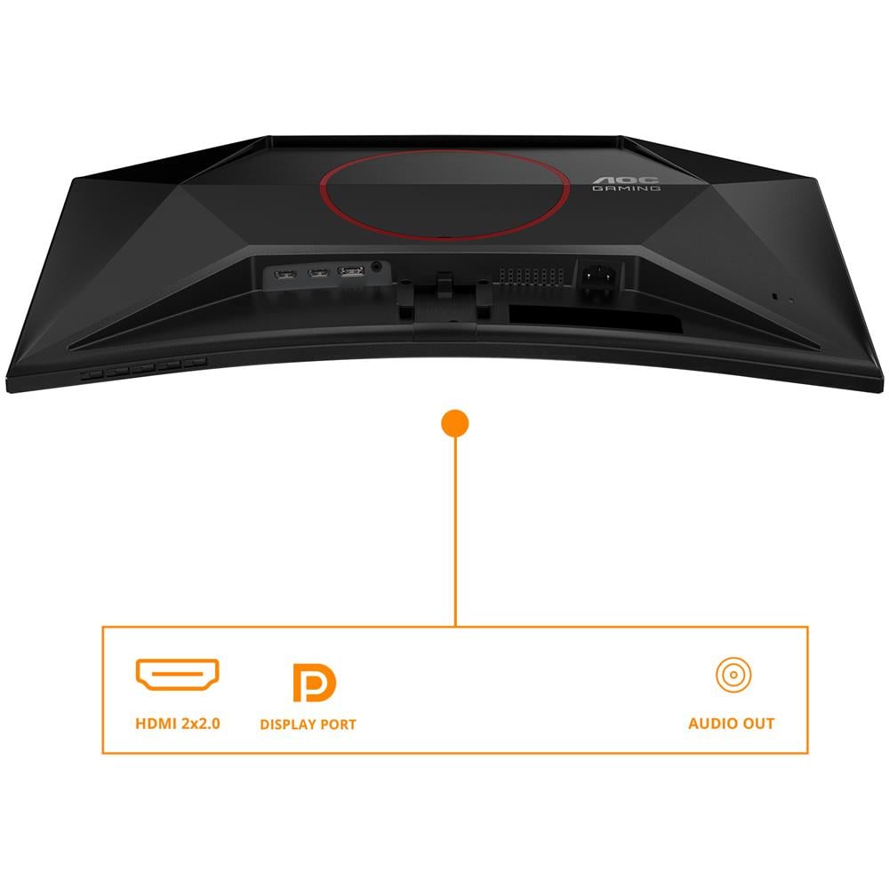 Monitor 27" LED VA Curvo Gaming Full HD 1920 x 1080 Pixel Tempo di Risposta 4 ms Frequenza di Aggiornamento 180 (Hz) - Foto 9