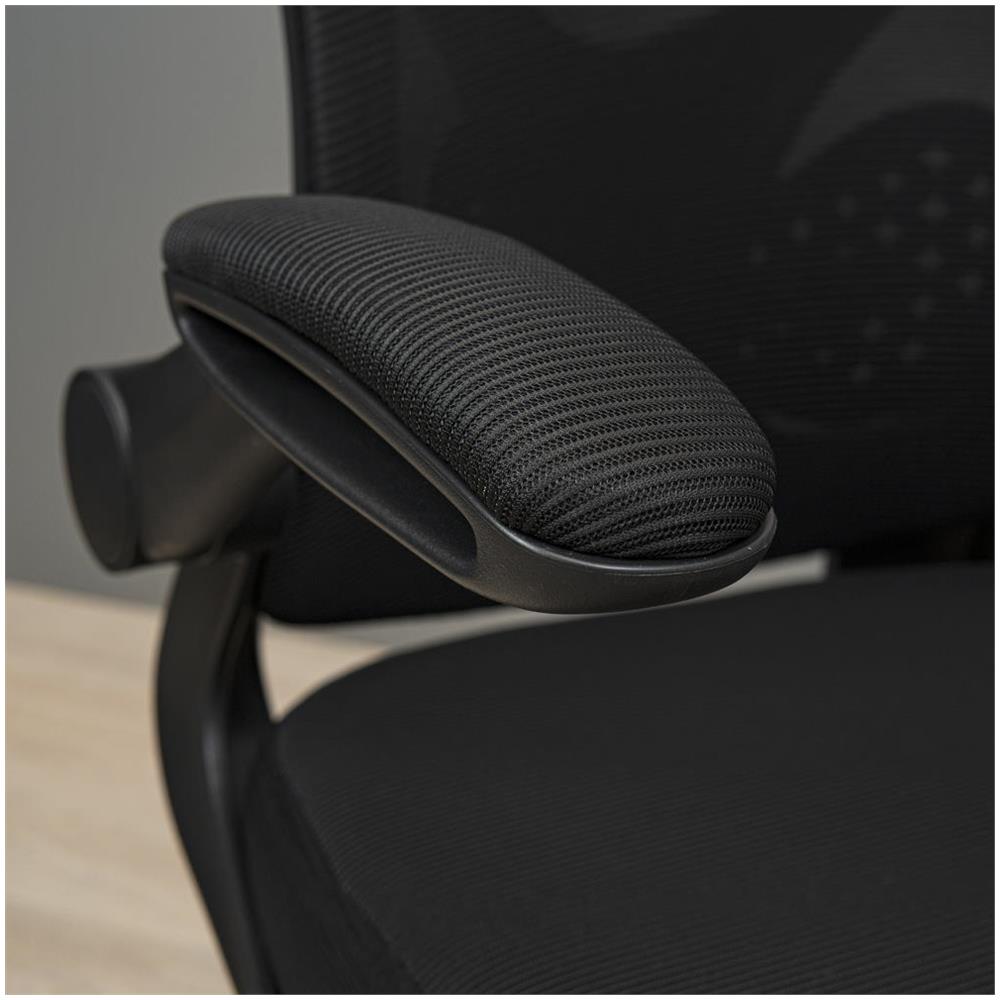 Sedia da ufficio ergonomica in rete Integro M-1 nera - Foto 7