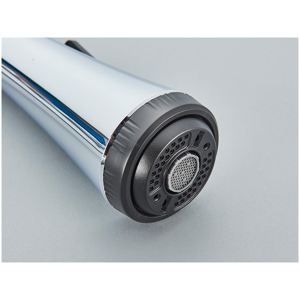 Rubinetto per lavello da cucina, Blackswan, tipo M337, modello cromato con 4 modalità e doccia mobile, misura 42 cm - Foto 2