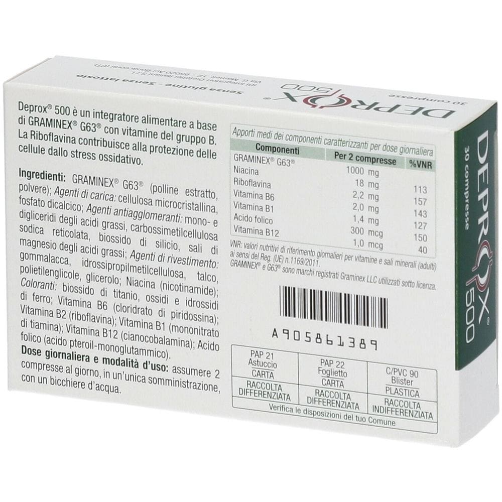 Deprox 500 30 Compresse - Foto 1