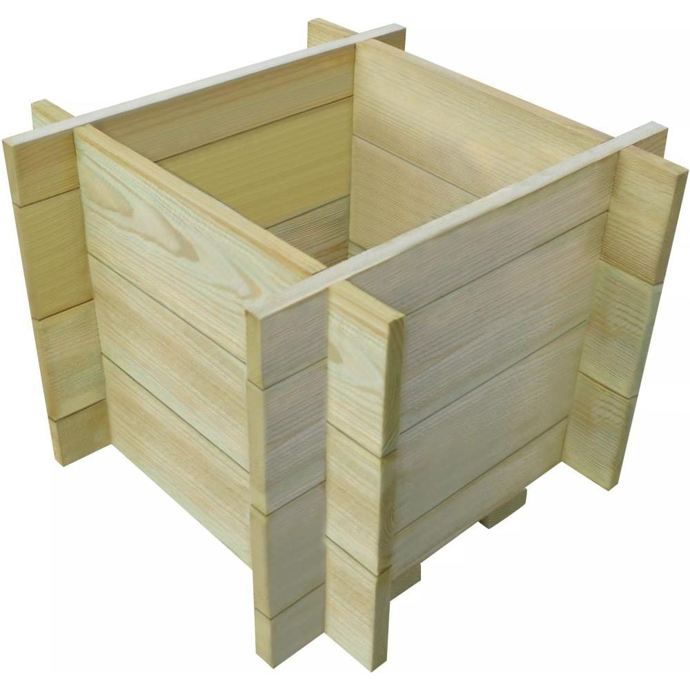 Fioriera Da Giardino Vaso Letto Vegetale Pino Impregnato 40cm - Foto 1