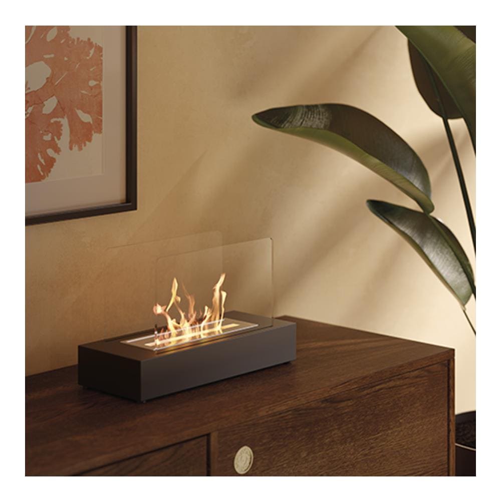 Biocamino Cremona da Tavolo Potenza 1,5 kW Capacità Bruciatore 1 Litro Colore Nero - Foto 2