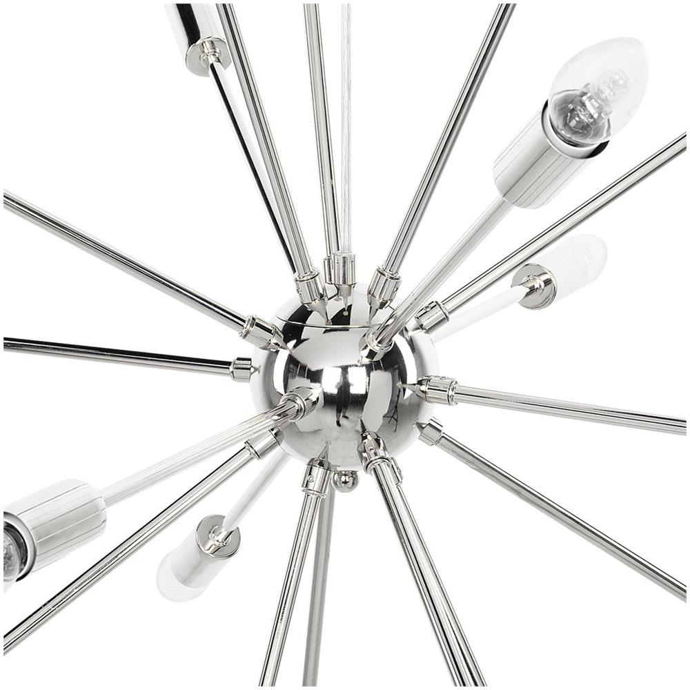 Lampadario In Color Argento A 18 Punti Luce Maguse - Foto 2