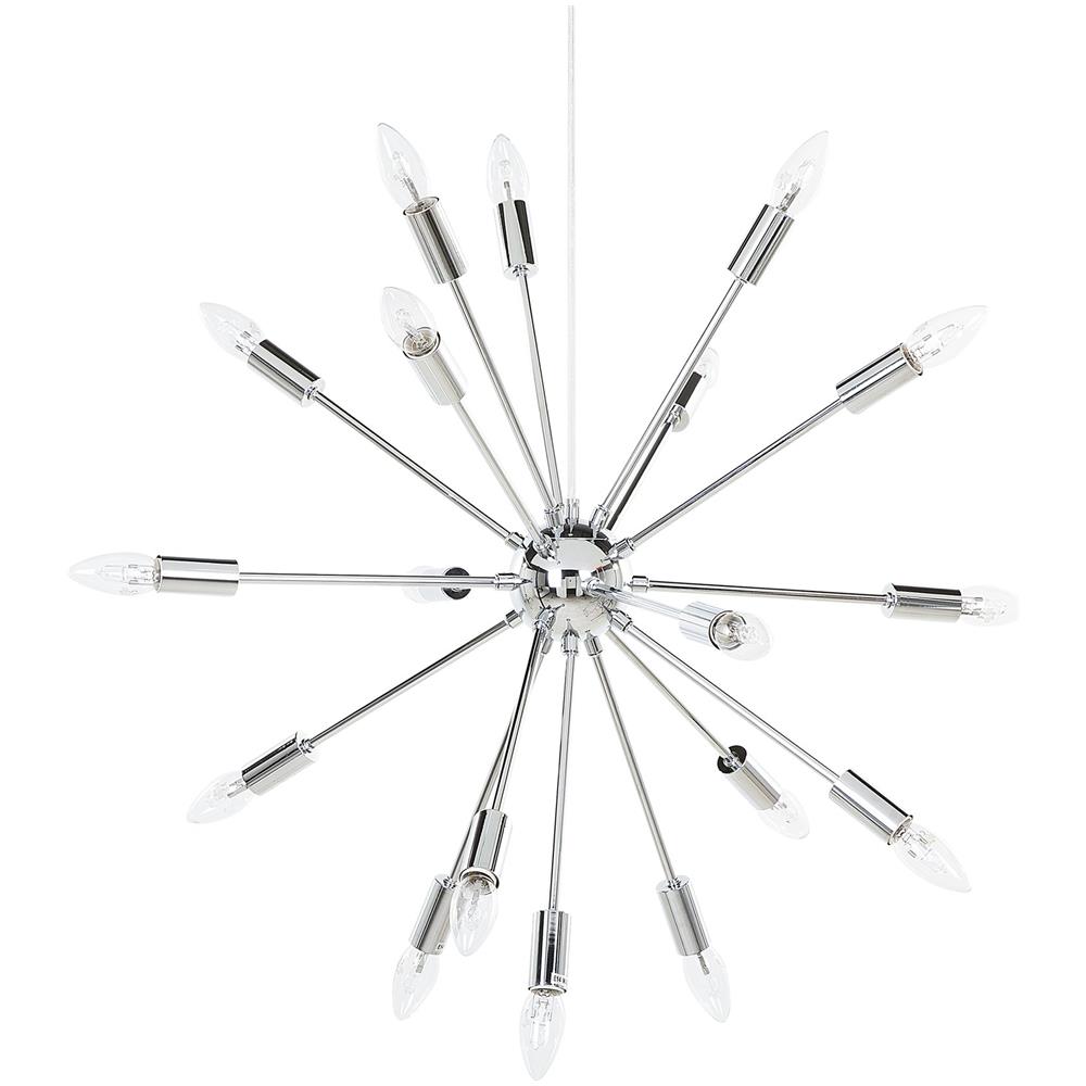 Lampadario In Color Argento A 18 Punti Luce Maguse - Foto 1