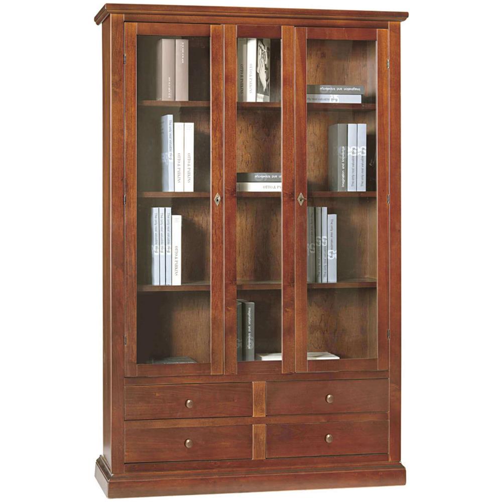 Joselyn - Credenza Con Vetrina In Legno Massello - Foto 1