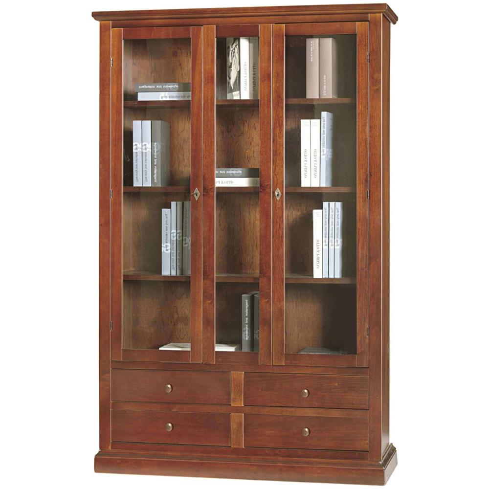 Joselyn - Credenza Con Vetrina In Legno Massello - Foto 3