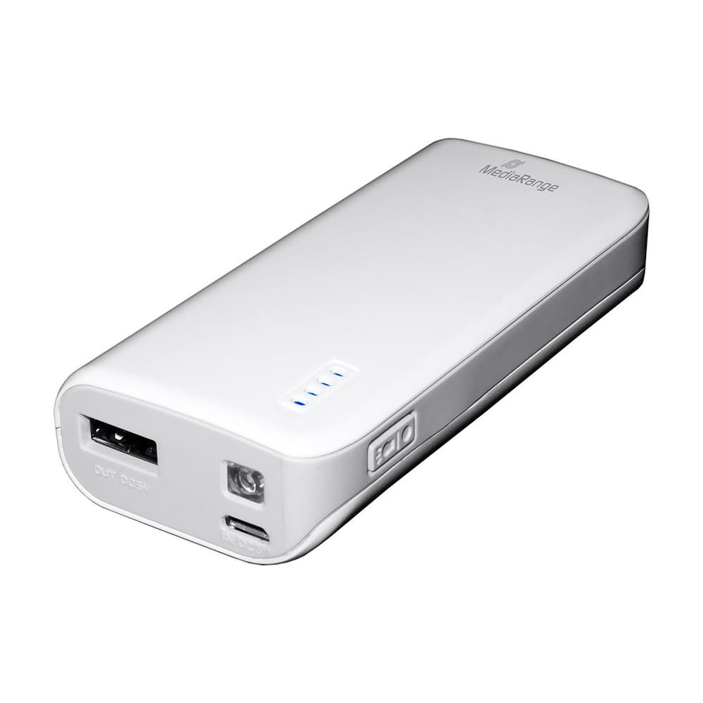 '''power Bank Mediarange Mr751 5.200 Mah Bianco '''' - Foto 2