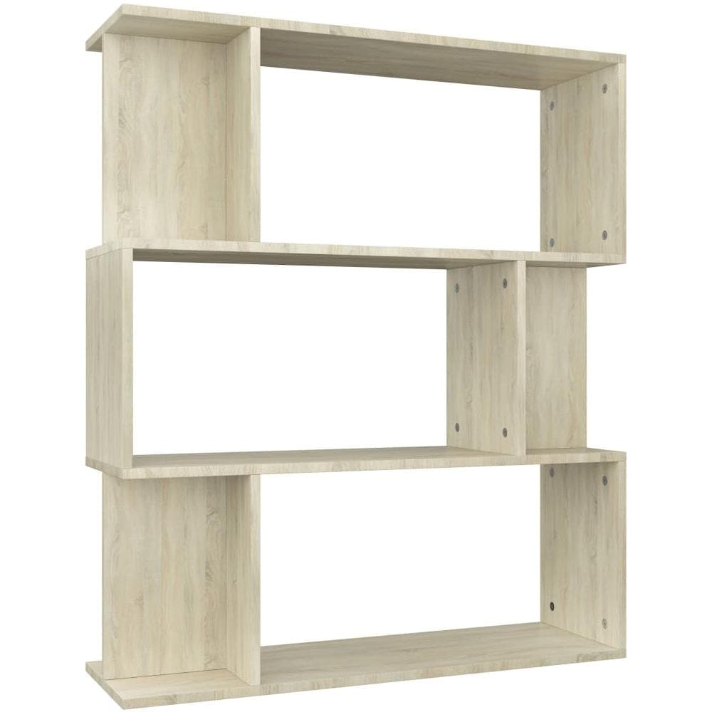 Libreria /Divisorio Rovere Sonoma 80x24x96 cm Legno Multistrato - Foto 2