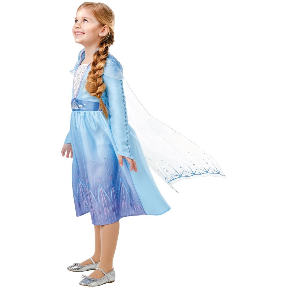 Costume Classico Elsa Frozen 2 Bambina - Taglia: 5/6 Anni (105/116 Cm)  - Foto 2