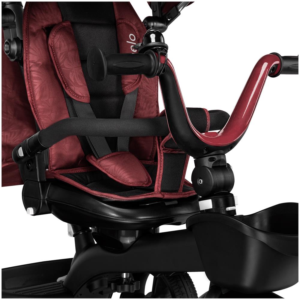 Kori 2in1 Triciclo Bambini Fronte Mamma Fronte Strada Regorabile Ruota Libera Da 1,5 A 5 Anni Fino A 25kg Borgogna - Foto 7