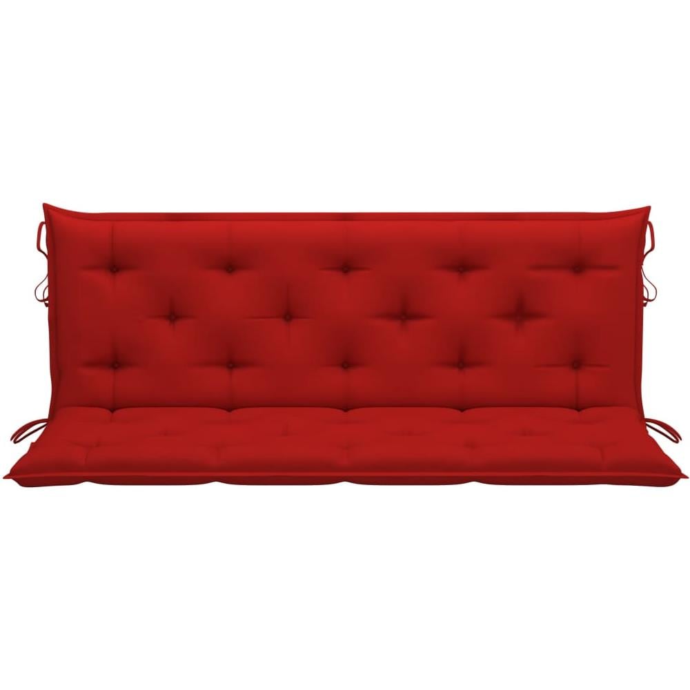 Cuscino per Panca Rosso 150x (50+50) x7cm in Tessuto Oxford - Foto 2